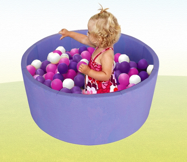 Детский сухой бассейн Midzumi Baby Beach сиреневый + 100 шаров  